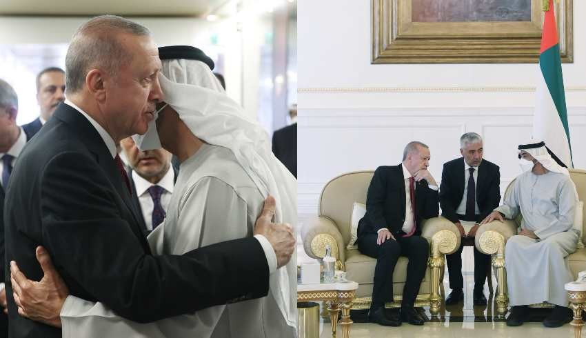 Cumhurbaşkanı Erdoğan'dan, BAE'ye taziye ziyareti